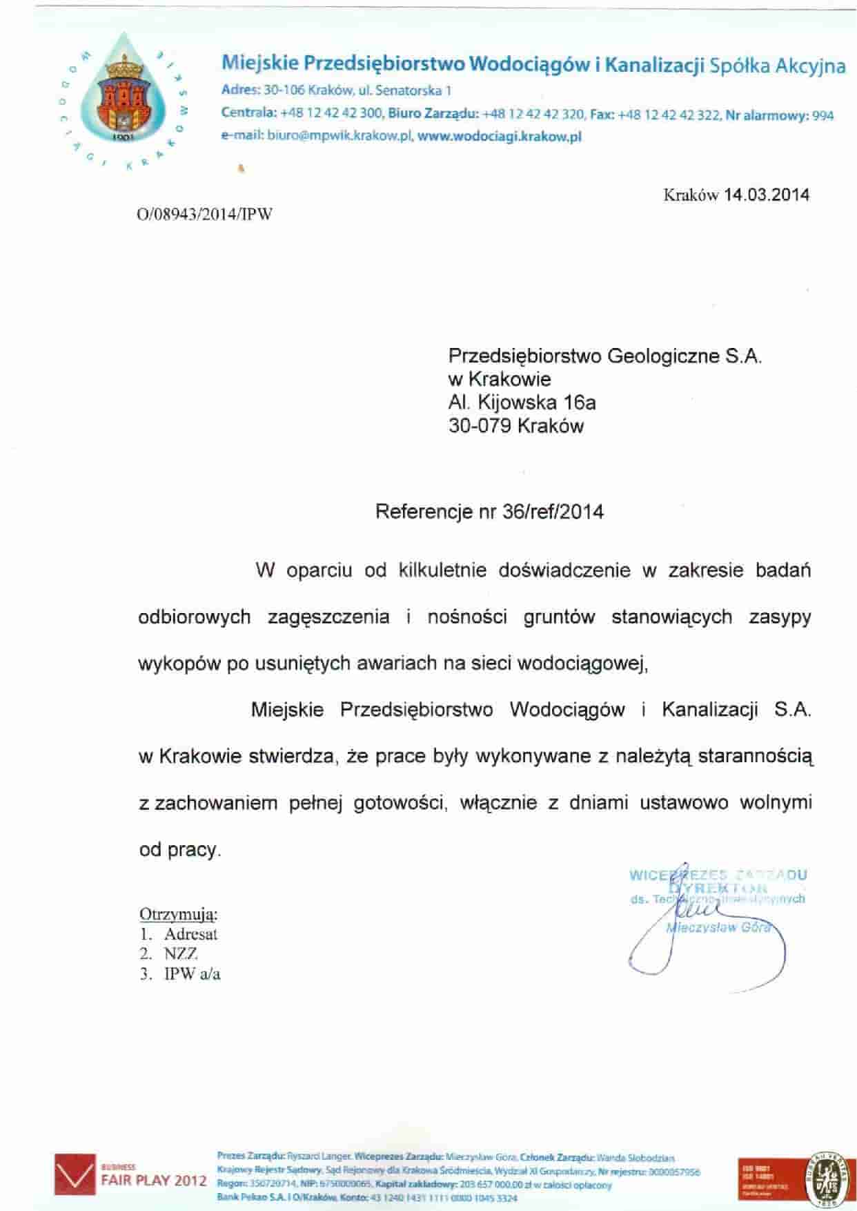 MPWiK S.A.- Miejskie Przedsiębiorstwo Wodociągów i Kanalizacji
